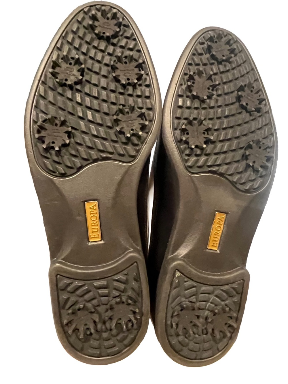 NEW FootJoy Europa Women’s Golf Shoes Sz 10 Black Beige Wingtip Oxford Leather - Picture 4 of 8